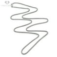 thumbnail image 2 of 925 Sterling Silver Italian 2mm Round Box Chain, FREE Microfiber Cloth, Solid Rolo Link Rhodium Mens Womens Necklace 16" - 30", Giorgio Bergamo, 2 of 7