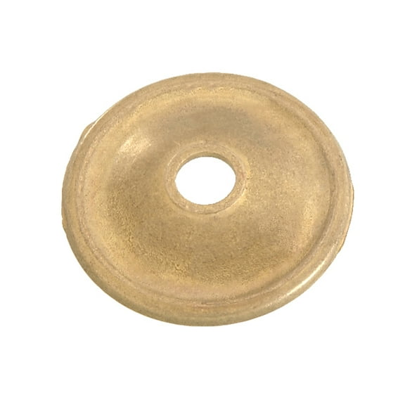 B&P Lamp® Cast Brass Bobesche, 2" Dia., Unfinished Brass