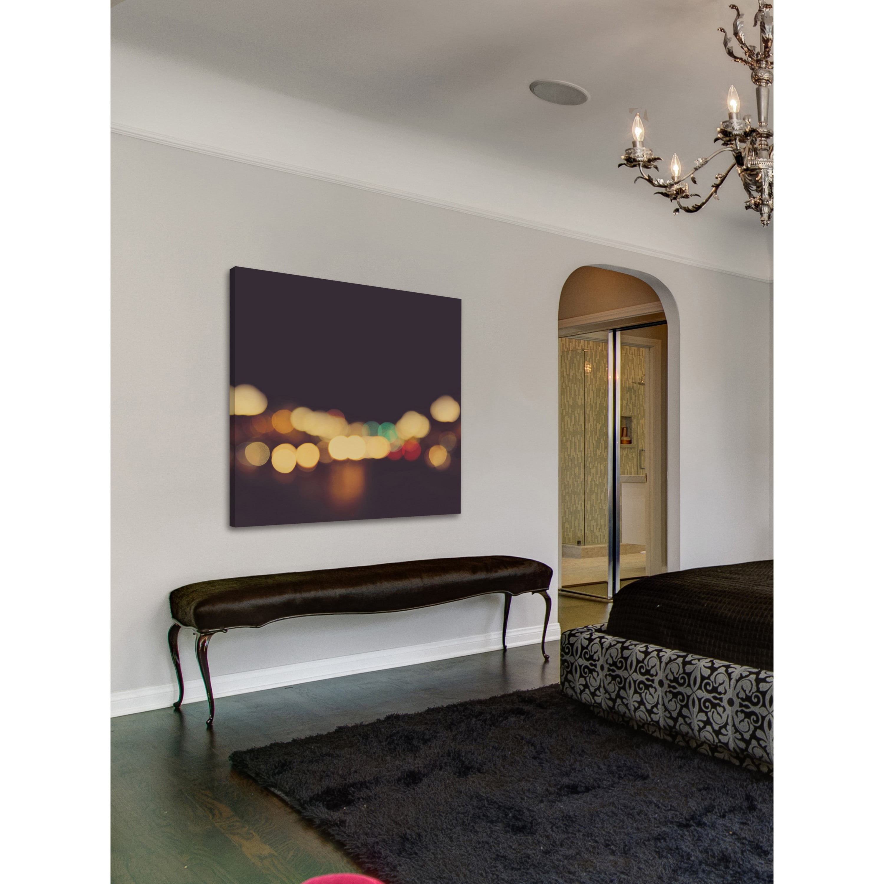 Marmont Hill "Bokeh Drive" Painting Print on Wrapped Canvas