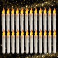 thumbnail image 2 of Velas Flotantes Para Boda Sin Goteo LED De Mano Taper Candelabros Colgantes Ventana Vela Luz Halloween Navidad Decoración (Blanco Cálido), 2 of 4