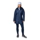 thumbnail image 3 of Chaqueta Columbia Heavenly Long con capucha para mujer, 2 unidades, color azul marino, 3 of 8