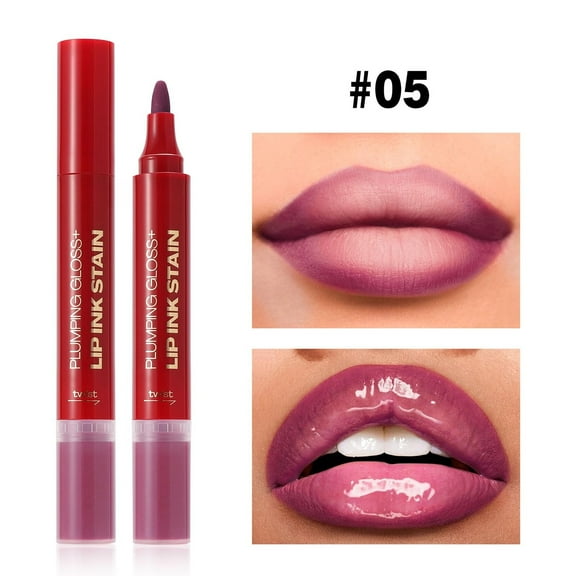 Lip Liner Stain, Longwear Liquid Lip Liner Stain Marker Pen, Lip Liner and Lipstick 2 in 1, Long Lasting Waterproof Matte Lip Tint Stain for Women, 24 Hours Original Lip Liner Makeup Stain (#01)
