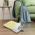 thumbnail image 6 of Hxlamzoo Large Thick Warm Pet Sleeping Bag Semi-Enclosed Pet House, Durable Linen Material 14.6x18.1 Inch Winter Cozy Bed for Dogs and Cats, Indoor Home Decor, 6 of 7