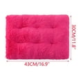 thumbnail image 3 of Clearance!Dog Crate Pad Ultra Soft Dog Bed Mat Washable Pet Kennel Bed with Non-Slip Bottom Fluffy Plush Sleeping Mat for Large Medium Small Dogs, 12 x 17 Inch, 3 of 8