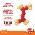 thumbnail image 3 of Nylabone Power Chew Double Bone Bacon Dog Chew Toy Medium (1 Count), 3 of 11