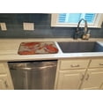 thumbnail image 3 of Cooked Crabs on Faux Burlap Dish Drying Mat, 3 of 7