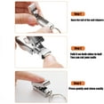 thumbnail image 6 of PRETXORVE Full Steel Nail Clipper - Japanese style combination stainless steel nail clippers, portable mini folding nail clippers, 6 of 6