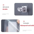thumbnail image 3 of 2 uds ganchos de abrazadera para barra de cortina gancho de pared impermeable sin perforaciones para muebles (A) Tmvgtek Libre de BPA, 3 of 5
