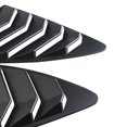 thumbnail image 3 of Racing 2 Piezas ABS Ventana De 2 Piezas Izquierda / Derecha Acabado Mate Estilo Racing Ventana Lateral Trasera Ventiladores / Rejillas Para Scion Suba Baoblaze Panel de la ventana de la persiana trasera, 3 of 7