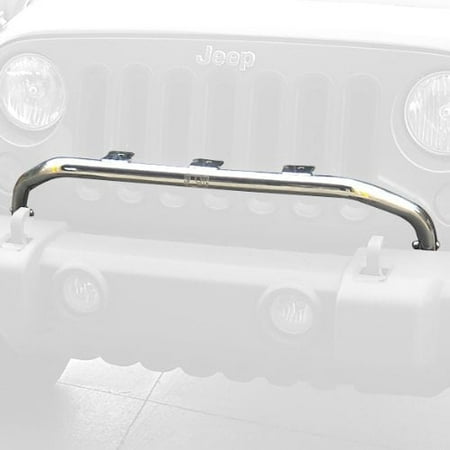 Rugged Ridge by RealTruck | 11138.20 Light Bar, Bumper Mounted, Stainless Steel Compatible with 2007-2018 Jeep Wrangler JK