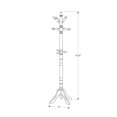 thumbnail image 4 of Monarch Specialties Coat Rack, Hall Tree, Free Standing, 11 Hooks, Entryway, 73"h, Bedroom, Wood, Grey, Contemporary, Modern, 4 of 4
