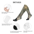 thumbnail image 5 of Lsque Forest Meditating White Tiger Pattern Sport Compression Socks for Men & Women 15-20 mmHg Knee High Nurse Pregnant Running Medical and Travel Athletic, 5 of 6