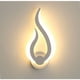 thumbnail image 1 of Lámpara de pared LED para interiores, lámpara de pared moderna de 10 W, luz de noche de pared con forma de llama, 3000 K, blanco cálido para cocina, escalera, dormitorio, pasillo, 220 V, IP20 YOIURT, 1 of 5