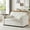 Cream White, variant on Grey Velvet Convertible Bed, Featuring Rotating Side Table, Modern Style, Turns Into Bed Promptly, Multiple Adjustable Settings, Materials, Easy Assembly Required With Contemporary Look, Becomes A