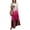 Hot Pink, variant on Women's Ombre Gradient Print Bib Overalls, Casual Loose Fit Wide Leg Jumpsuit, Comfy Everyday Tie-Dye Long Pants One Piece with Pockets