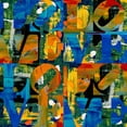 thumbnail image 4 of Stephen Chambers 20x20 White Modern Wood Framed Wall Art Titled - Love Quadrant, 4 of 6