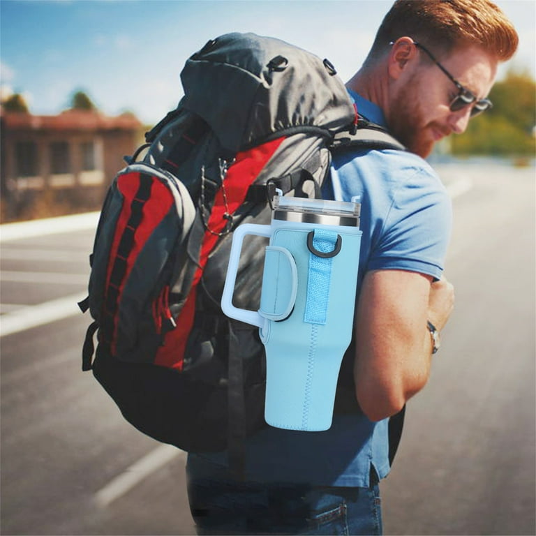 Adding a water bottle holder to a backpack sale