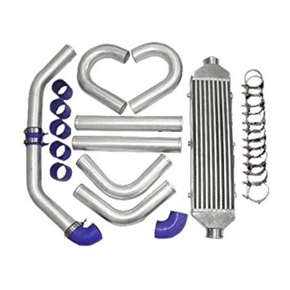 27x6x2.5 inch Universal Intercooler + 2.25 inch Piping Kit INTEGRA