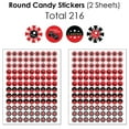 thumbnail image 5 of Big Dot of Happiness Las Vegas - Mini Candy Bar Wrappers, Round Candy Stickers and Circle Stickers - Casino Party Candy Favor Sticker Kit - 304 Pieces, 5 of 8