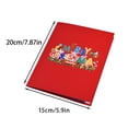thumbnail image 3 of DEBGFS 3D Christmas Greeting Card With Envelopes And Writing Cards Colorful Pop Up Merry Christmas Cards,h02, 3 of 5