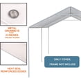 thumbnail image 4 of Cubierta de toldo para cochera 305 x 610 cm blanca de tela PE, 4 of 7