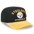 thumbnail image 3 of Men's New Era Black/Gold Pittsburgh Steelers 2025 NFL Draft On Stage A-Frame 59FIFTY Fitted Hat, 3 of 5