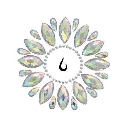Leg Avenue Women's Fluer Adhesive Body Jewels Sticker