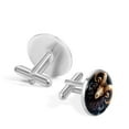 thumbnail image 3 of Aries Constellation Elegant Stainless Steel Cufflink and Shirt Clip Set for Formal Attire - for Weddings and Business Meetings, 3 of 6