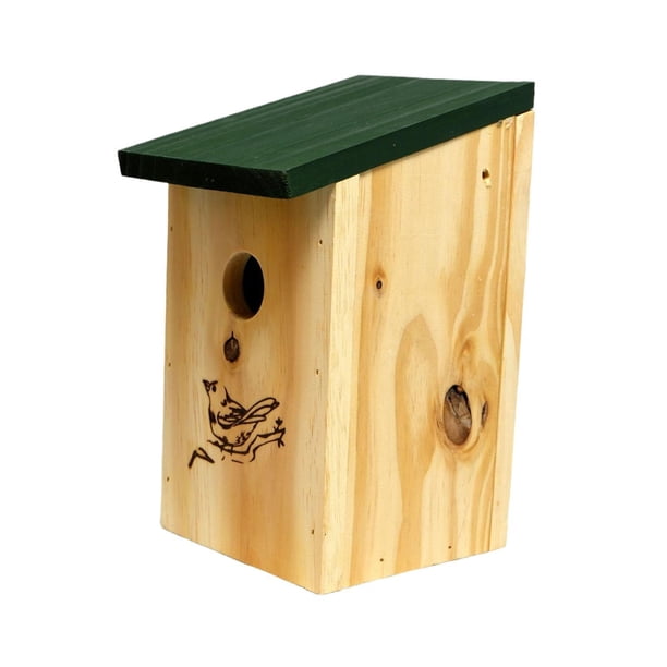 Nido de Pájaro de madera, casita para pájaros, caja nido para pájaros, jaula para pájaros, nido colgante para jardín
