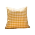 thumbnail image 2 of Yellow Striped Solid Throw Pillow with Insert, Stuffed Decorative Cushion for Sofa Couch, Bedroom Home Decor with Synthetic Fiber Fill, 2 of 7