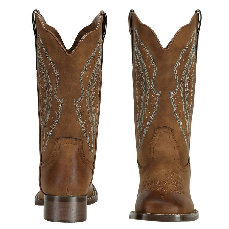 J's.o.l.e Cowboy Boots for Women Square Toe Western Cowgirl Boots