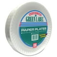 AJM Green Label Paper Plates, 9", White, Box Of 1,200 Plates