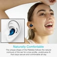 thumbnail image 2 of MEE audio Pebbles True Wireless Earbuds - Auriculares intrauditivos Bluetooth 5.3 de bajo perfil, ligeros con micrófono y reducción de ruido de llamadas para gimnasio/entrenamiento/deportes y juegos,, 2 of 5
