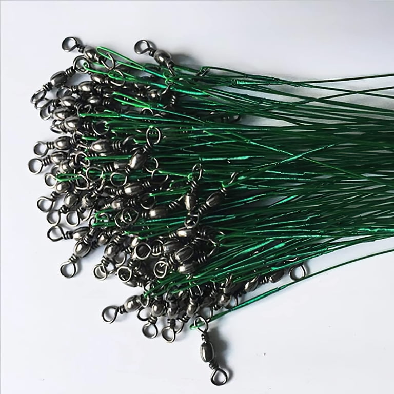 cable for fishing lures Wahoo Rig Rite Angler Fathom Offshore Cable 49 Strand SS Coil with 12 Oxide/Copper Crimps is built from high quality stainless steel and constructed using 49 individual strands. Fishing Leader, Fish Line Wire