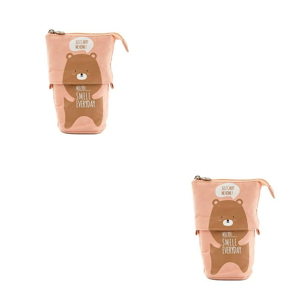 Tholdsy Estuche para lápices multifuncional, sencillo, de gran capacidad, estuche para lápices flexible, estuches para estudiantes, niños, Type2 NO2