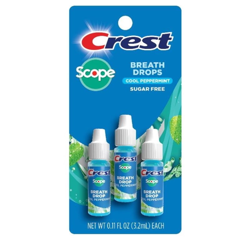 Crest Scope Breath Drops 3 Pack, Sugar-Free Peppermint photo 2