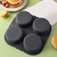 thumbnail image 4 of YASONIC Silicone Hamburger Bun Tray Set - 4 + 6 Grooves for Making Perfect Buns!, 4 of 8