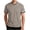 Coffee-short sleeve shirts men, variant on Workout Shirts for Men Short Sleeve V Neck Solid Color T-Shirts Summer Casual Lightweight Comfy Tee