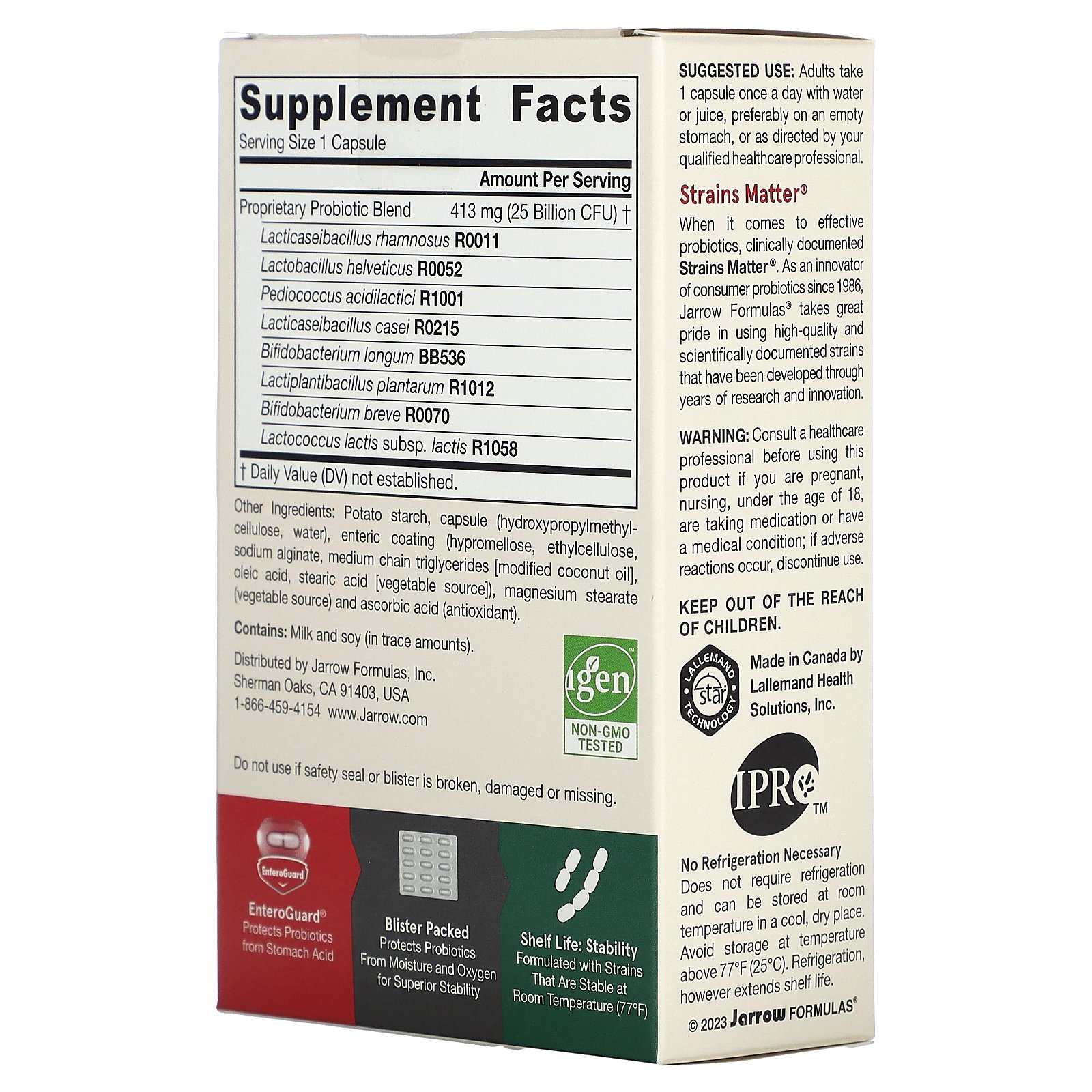 Jarrow Formulas - Jarro-Dophilus EPS Enhanced Probiotic System - 30 Capsules