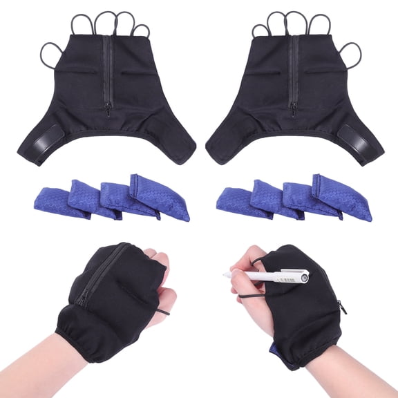 Lefeke-Weighted Gloves, Adjustable Weighted Gloves for Hand Tremors, Adjustable Hand Stability Aid, Improved Hand/Wrist Mobility, Writing Stability Strengthening, Right