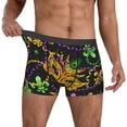 thumbnail image 2 of Kdxio Men's Boxer Briefs with Mardi Gras Surface Print - Comfortable and Breathable Underwear for Everyday Wear, 2 of 7
