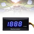 thumbnail image 3 of 846109 16hp 18hp. Motorcycle Tachometer DC 12V Ultra Thin LCD Waterproof Digital Gauge Meter Backlight For Modification Red Tach Hour Tacho, 3 of 8