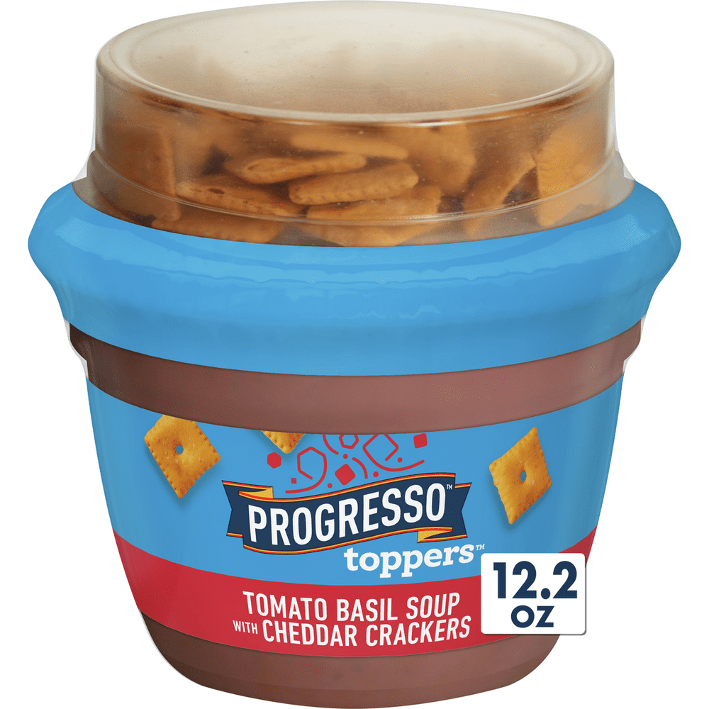 Progresso Tomato Basil Soup with Cheddar Crackers, 12.2 oz Walmart