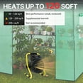 thumbnail image 4 of EAGLE PEAK 1500W Indoor Space Heater with Thermostat, Rapid Warming with Overheat Protection& Radiant Heating, 2 Pack, Black, 4 of 10