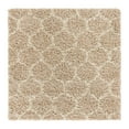 thumbnail image 3 of Unique Loom Trellis Shag Collection Area Rug - Ruby (4' Square Light Brown/Ivory), 3 of 11