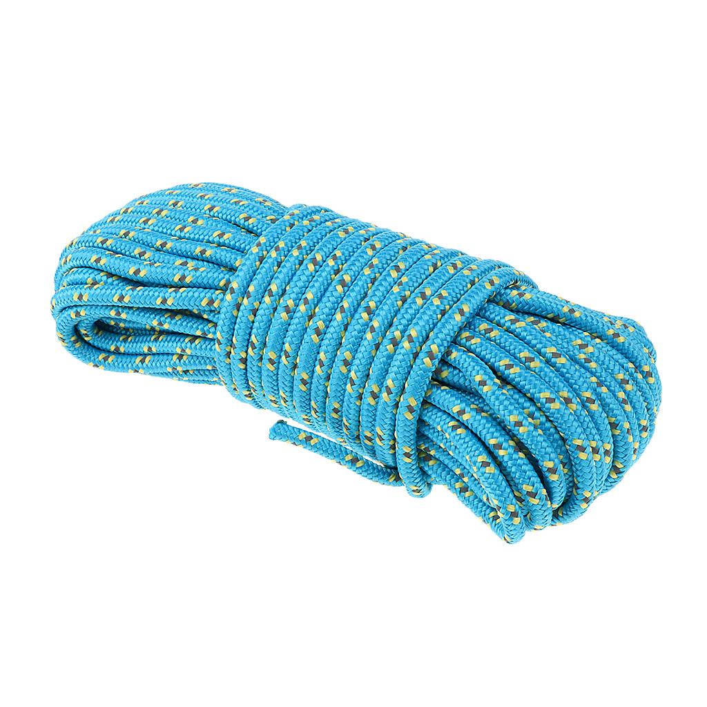 0.2" High Strength Reflective Tent Guide Rope Guy Line Guyline Canopy Cord Outdoor Camping