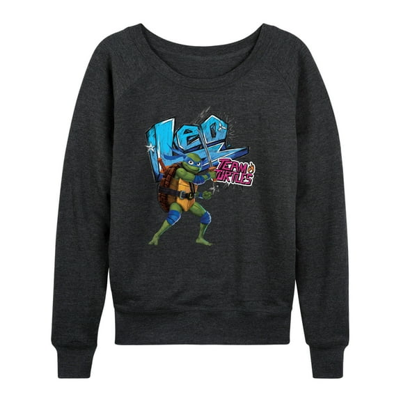 Teenage Mutant Ninja Turtles: Mutant Mayhem - Leonardo AKA Leo - Women's Lightweight French Terry Long Sleeve Shirt