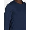 thumbnail image 2 of Athletic Works Men's and Big & Tall Men's Tri-Blend Tee with Long Sleeves, Sizes XS-4XLT, 2 of 5