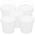 thumbnail image 3 of OFFIGAM  5pcs Small Plastic Pails with Handles for Water Storage and Cleaning, 3 of 10