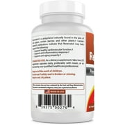 2 Pack Best Naturals Resveratrol 500 mg 60 Vegetarian Capsules